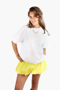 Mini ballon rok butter yellow