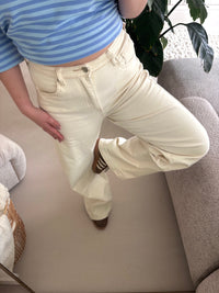Barrel jeans met stretch