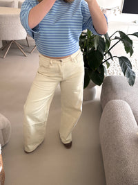 Barrel jeans met stretch
