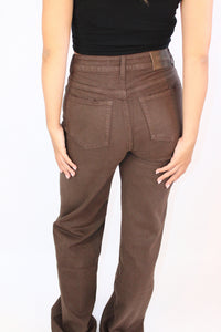 Jeans bruin glitter