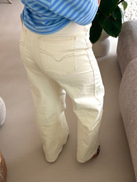 Barrel jeans met stretch