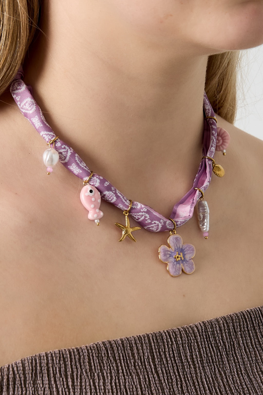 touwketting met bedels